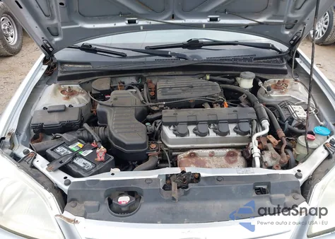 2003 Honda Civic Ex из США, поврежденный, VIN 2HGES26743H600666